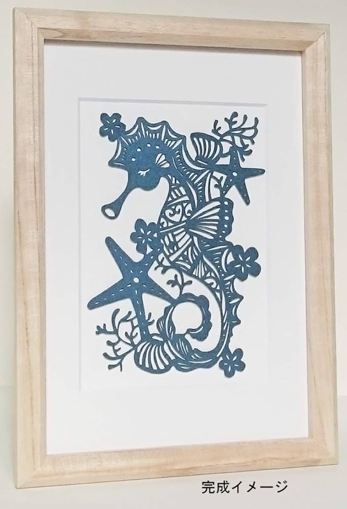 切り絵です！ Amazon.co.jp: トラストプリンティング 切り絵 キット Shiny